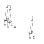 Bosch 87167725930 Set elektroda