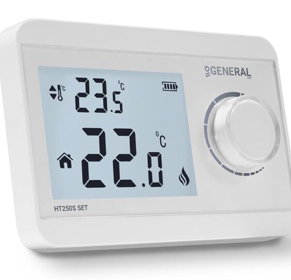 HT250S SET termostat temperature prostorije s bežičnim upravljanjem