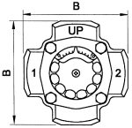 4-smjerna miješalica TERMOMIX tip C (sivi lijev) - Slika 2