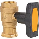 Izolirani T solarni kuglasti ventili tipa F